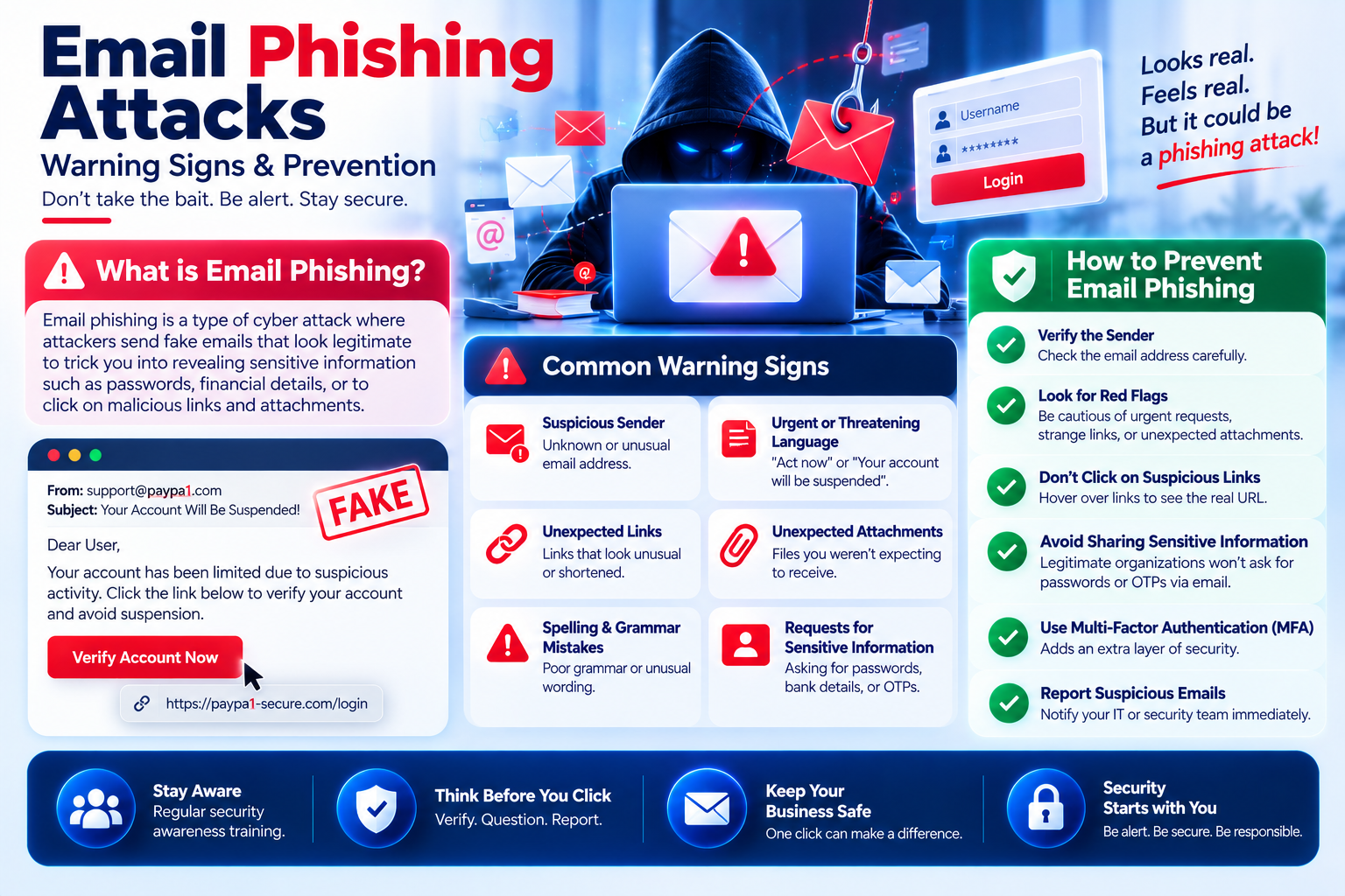 Email Phishing Attacks: Warning Signs & Prevention